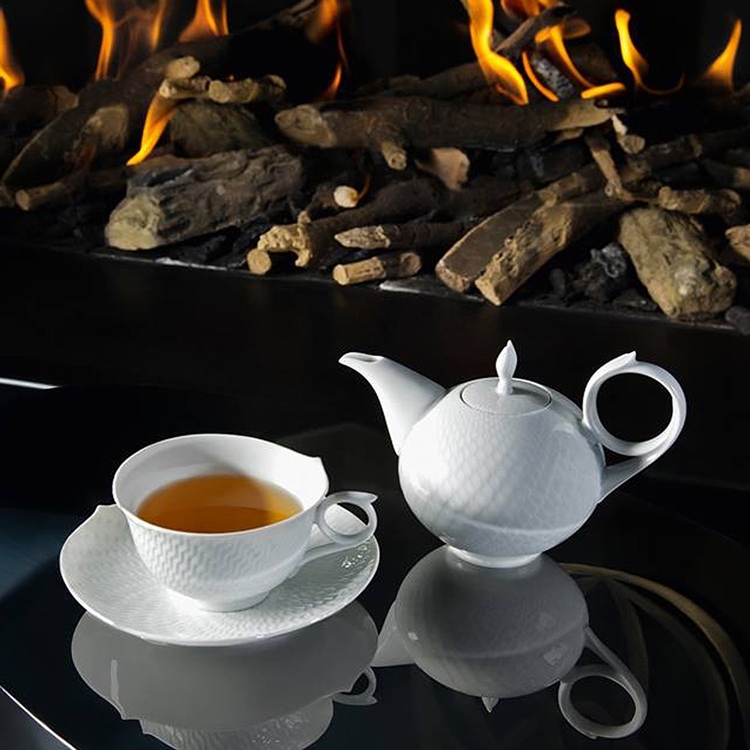 人気公式店  食器 煎茶 meissen 日本茶セット 波の戯れホワイト マイセン ✨極美品✨ 食器